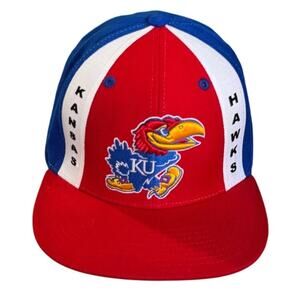 Kansas University KU Jayhawks Zephyr Snapback Hat Adjustable‎ NCAA Sports